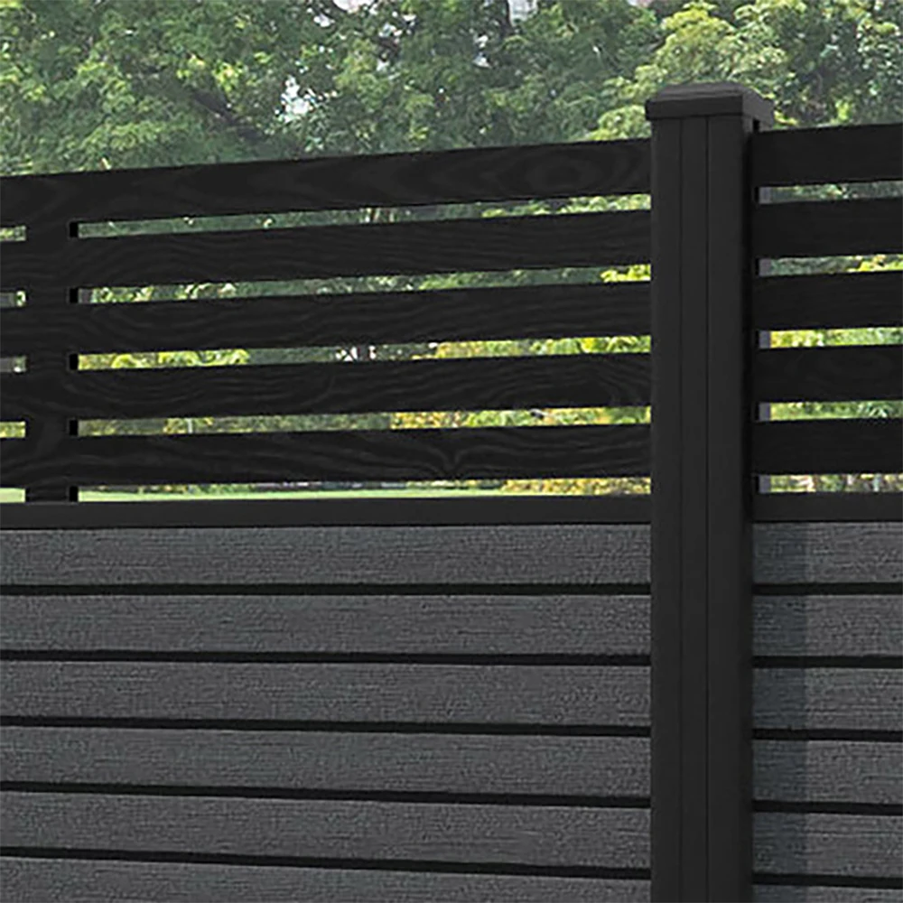 Decorative Collapsible Board Garden Gate 20*90 Outdoor Wood Garden Wall Panel Wpc Semi Board Fence