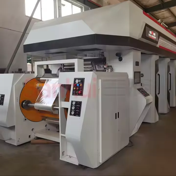 Top selling 4 color 6 color rotogravure printing machine for plastic film