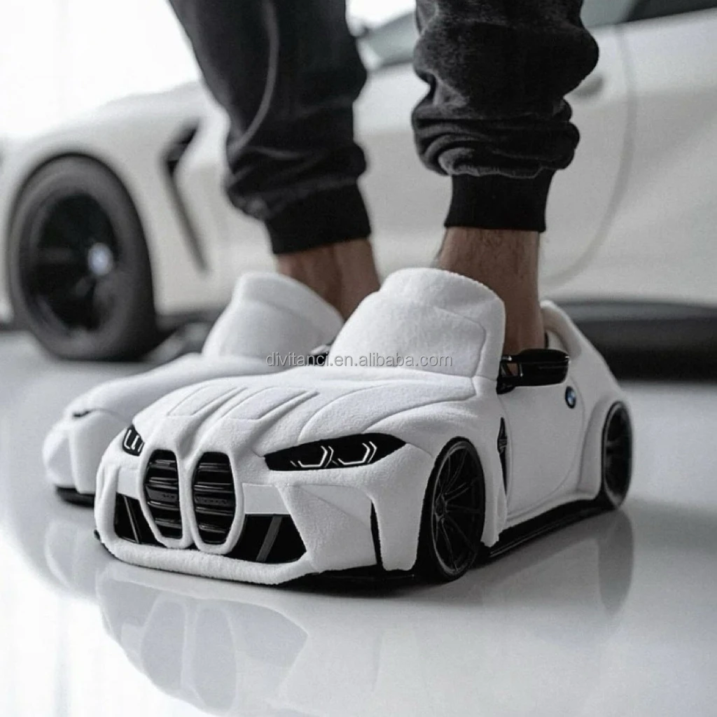 hot selling dropshipping product 2024 home slippers cotton shoes house sneaker plush slipper sneaker car slipper