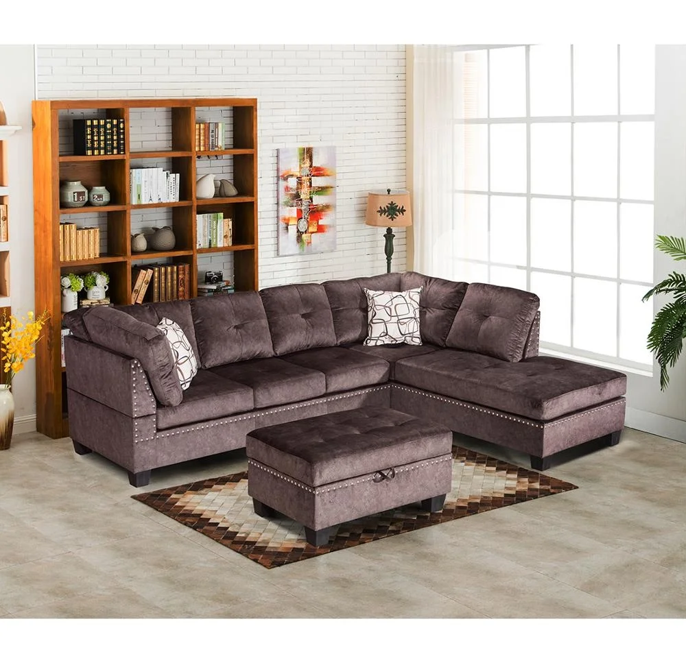 Фабричный поставщик ткани L sharp Турецкая офисная мебель диван набор