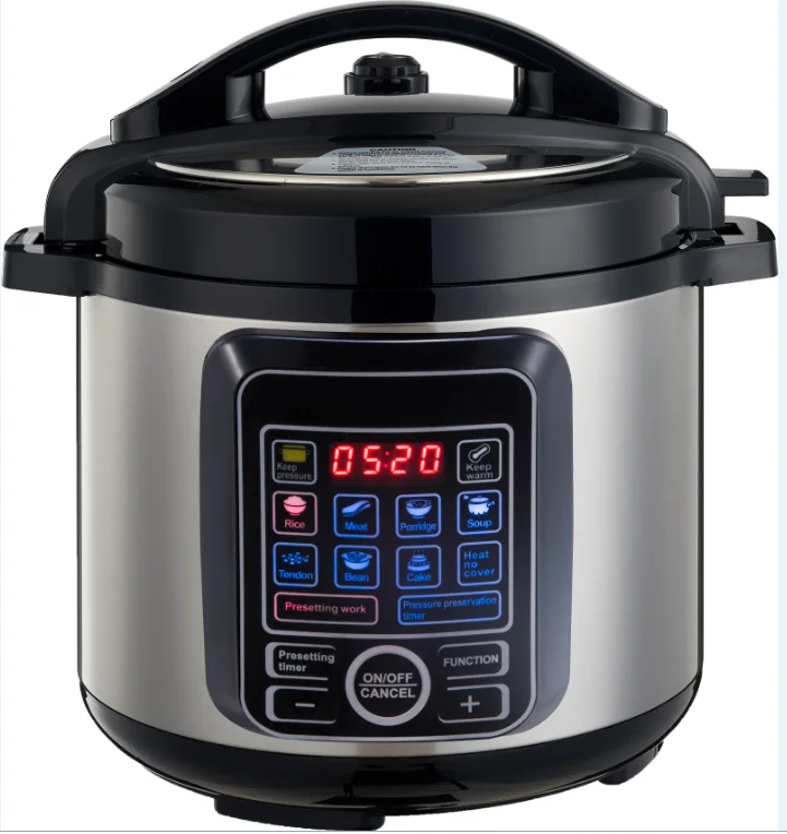 8L 8 Quart Multi Function Pot Stainless Steel 8 in 1 Pressure Cooker Electric Pressure Cooker Cooking Pot Multi Cooker  ZH8R-8L