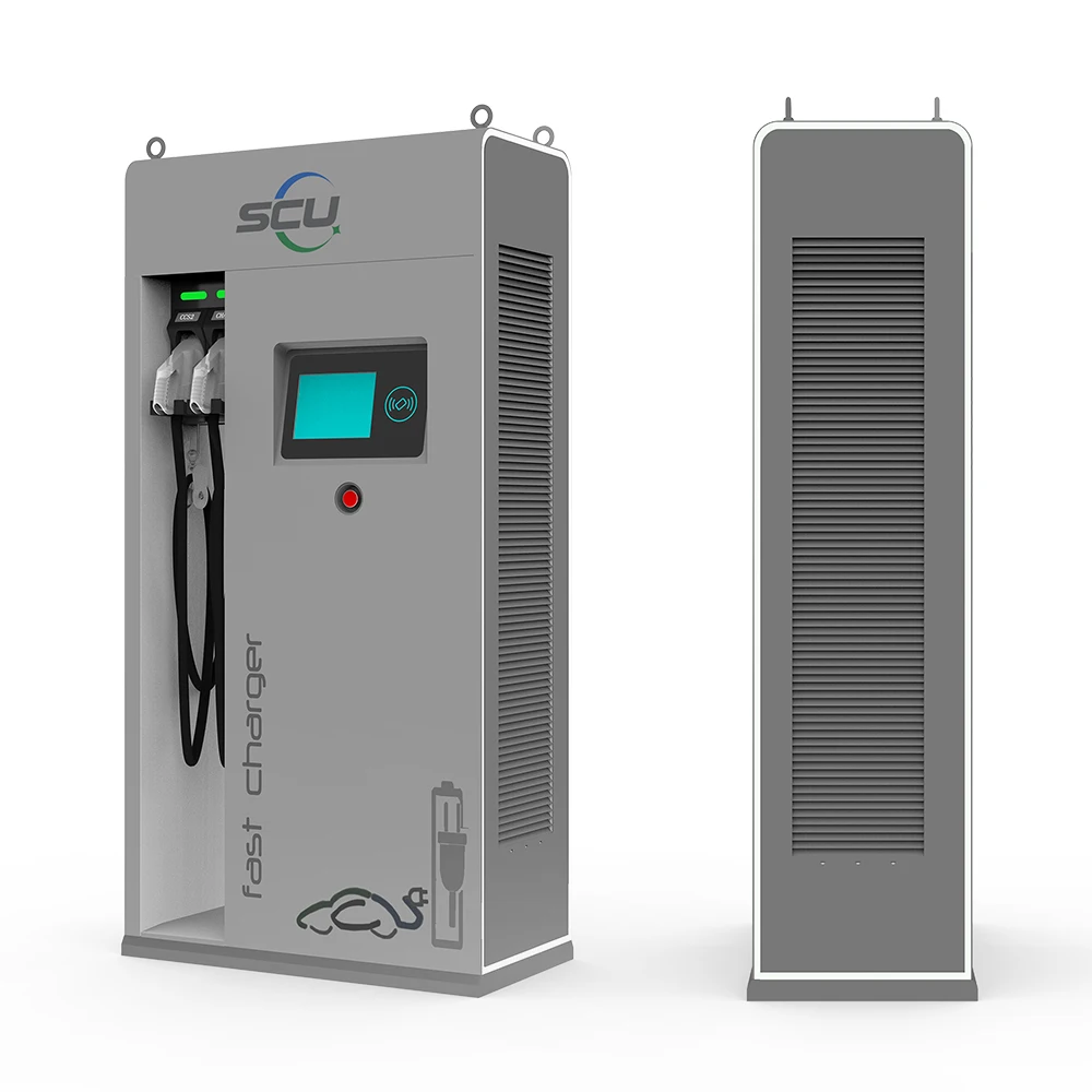 SCU Auto Electronics Car Battery Charger EV DC Fast Charger 60kw 120kw 150kw for Commercial fleet operators/fuel station