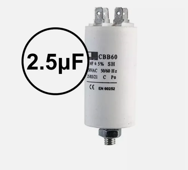 Start Run Motor Capacitor Compressor Air conditioning Water Pump 450v μF CBB60 All Size