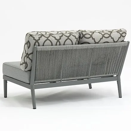 
Tophine outdoor furniture leisure aluminum frame rope woven gadern sofa sets 