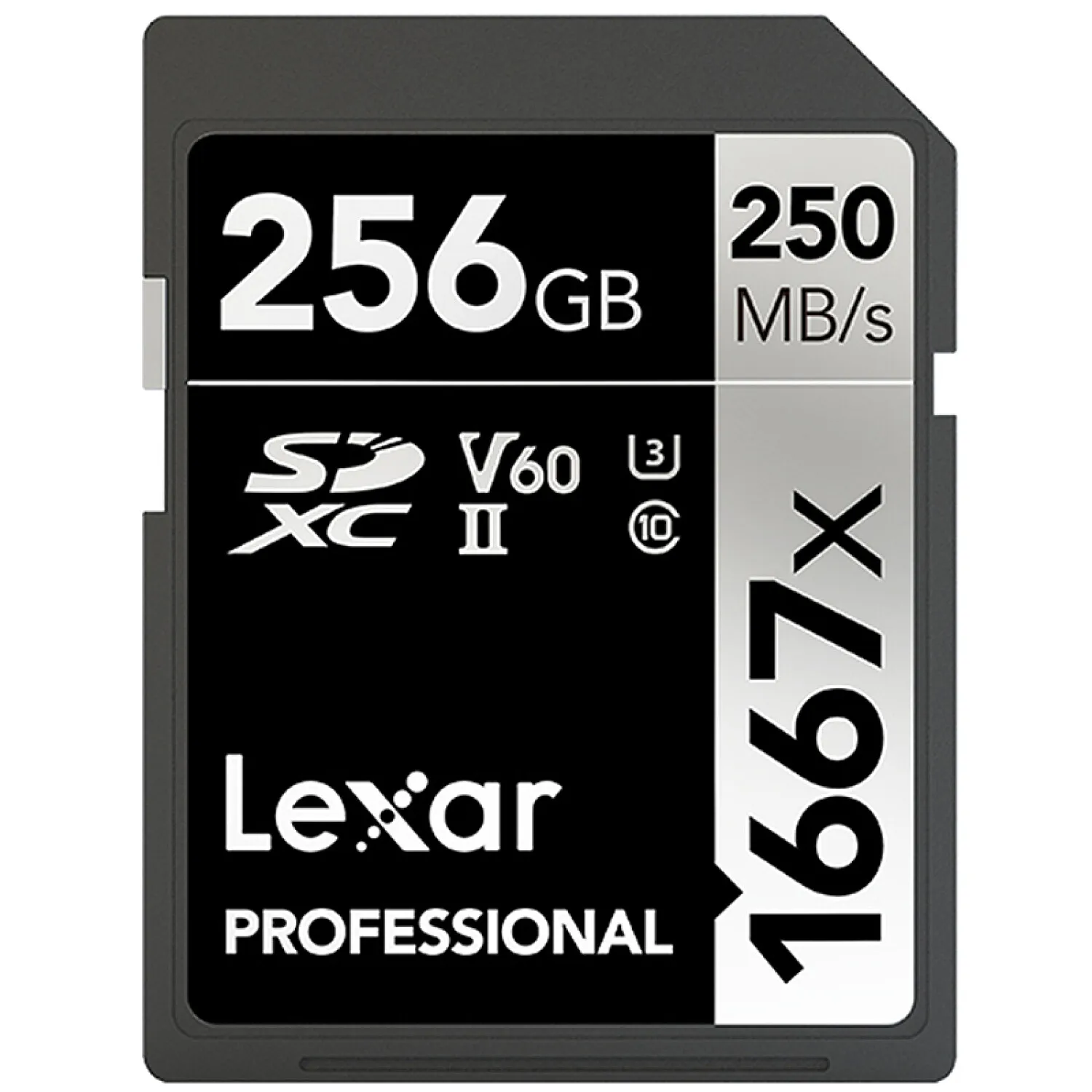 Authentic Hot Sale Lexar 1667x Sd Card 64gb 128gb 256gb Sdxc Uhs-ii U3 3d Memory Card Max 250mb/s For 4k Video Camera