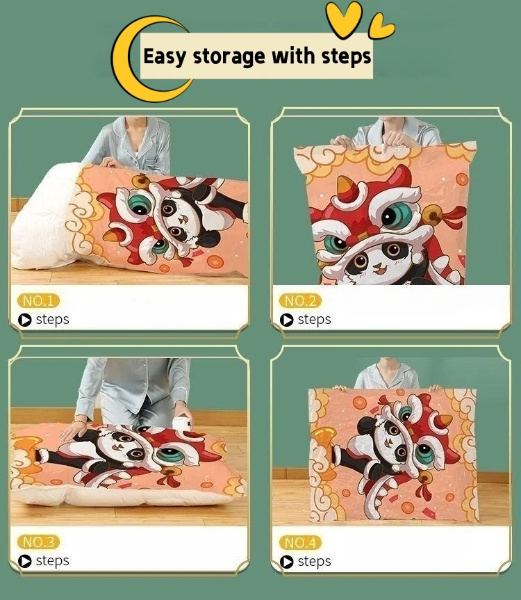 Factory wholesale Vacuum Storage Bags 12 Packs Set with hand Pump