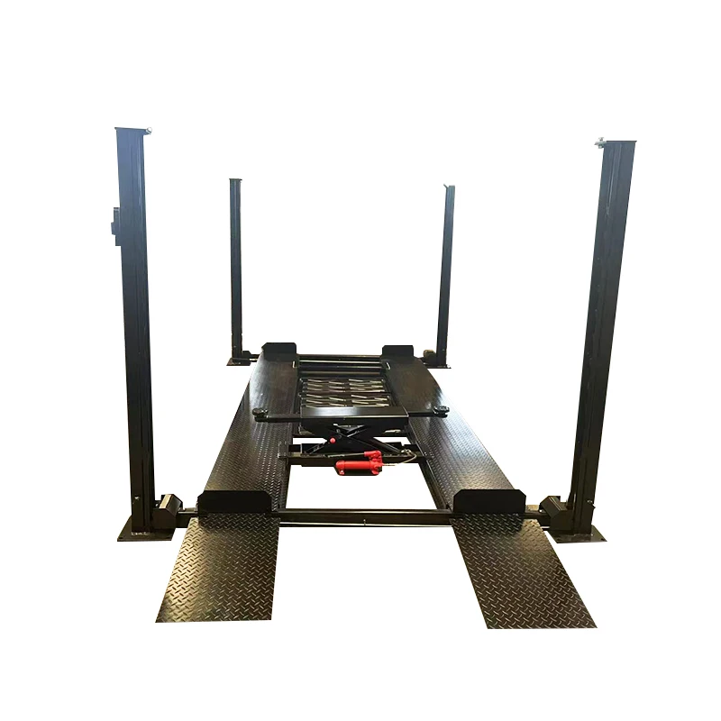 Built-up Movable Portable 4 Post hydraulic parking Car Lift manufacturer Four post parking lift good review
