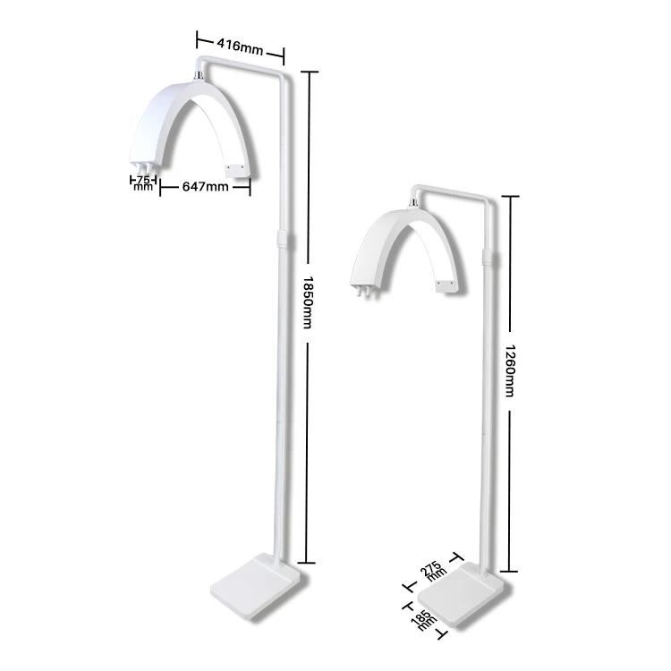 beauty salon eyelash equipment half moon ring lash led lamp salon furniture makeup cosmetics beauty equipment