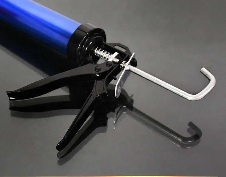 Thickened aluminum alloy barrel gun structure glue gun glass glue soft coated Cartridges Caulk Gun