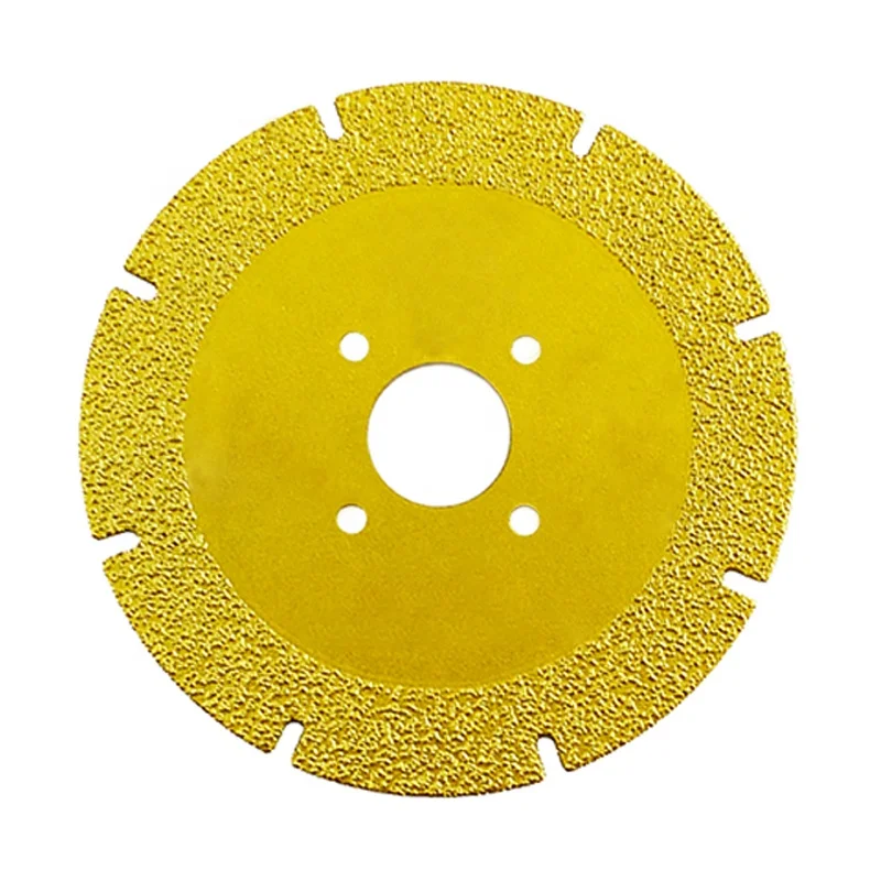 Manufacturers supply 4 vacuum brazed glass ceramic Marble  Msaw blade diamond cutting  disc