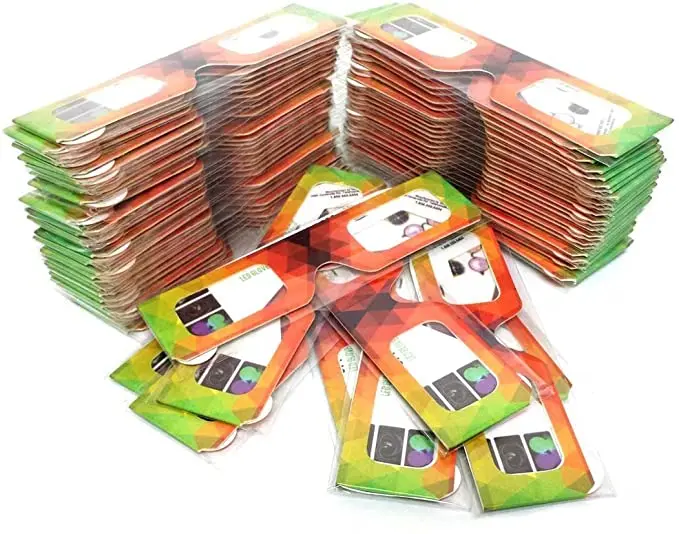 Бумажные картонные очки дифракции геометрические радужные уникальные подарки для детей