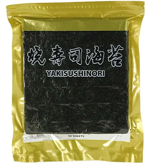 High Quality Original Organic Seasoned Seaweed Roasted Seasoning Seafood Wholesale Sushi Nori