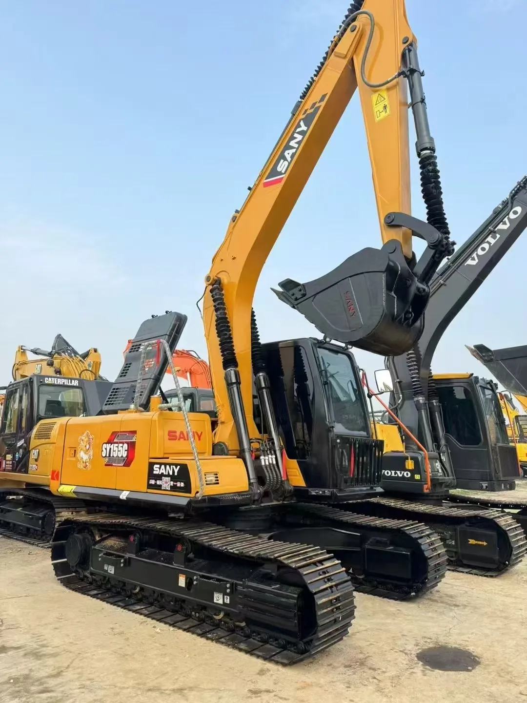 15ton Sany экскаватор SANY SY155C подержанный 155 в наличии