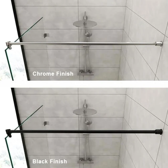 Stainless Steel wall to glass Shower glass stabilizer bar