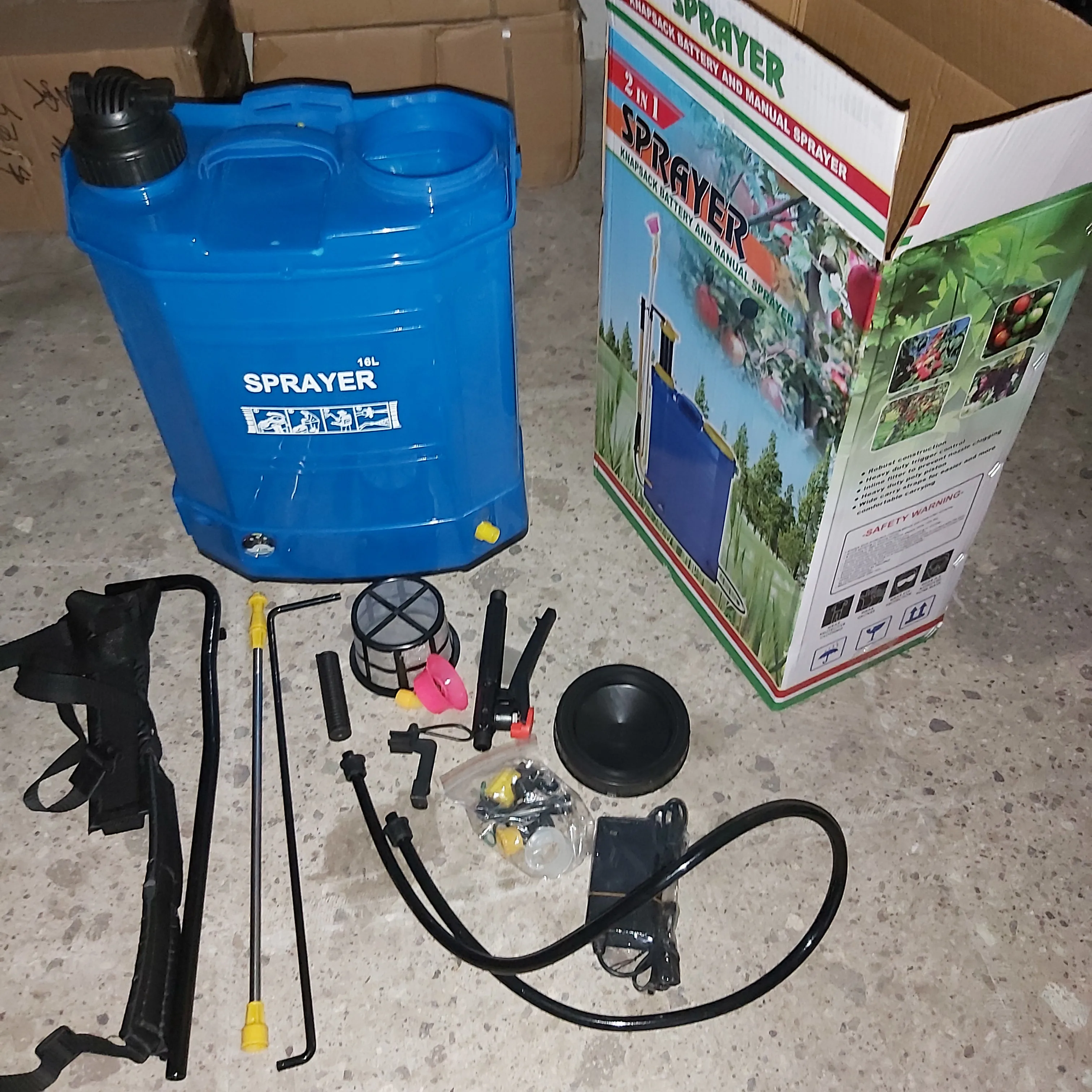 Bochen 2 in 1 multifunctional battery electric backpack sprayer agriculture 16 liter machine for sale