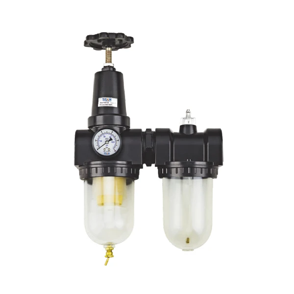 AC Series Big Flowrate Air Filter Regulator Lubricator Unit FRL Large Flow Air Preparation
