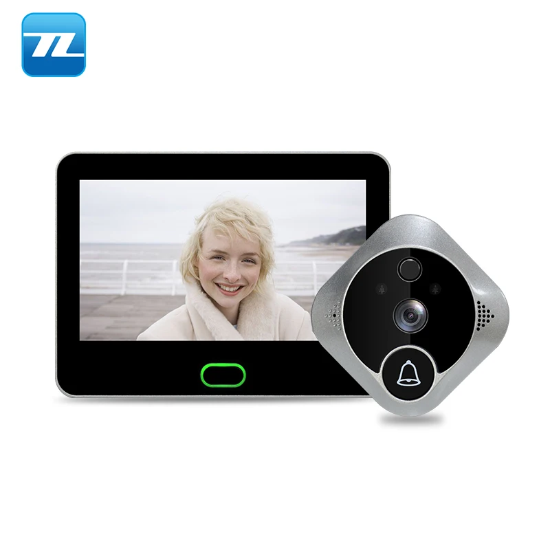 2021 новый пик 32 Гб ночное видение удаленный Видеозвонок 1080P умный дверной звонок с Wi-Fi