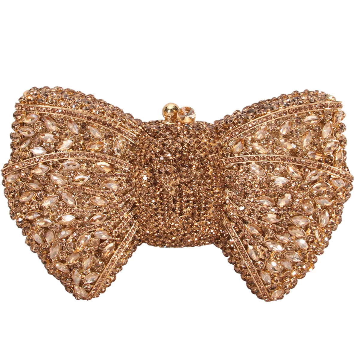 2023 Новая женская вечерняя сумка из сплава с бантом Роскошная вечерняя сумка на цепочке через плечо от производителя