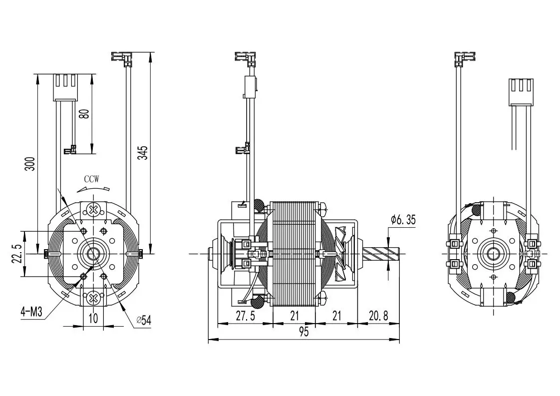 5421 110-240V Single Phase Full Copper AC Universal Motor Electric blender motor
