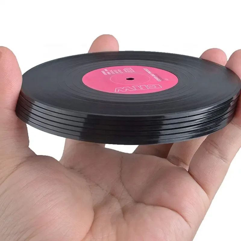 Wholesale Hot Sale Vinyl Records, Vintage Music, Coasters, Art Cars, Bar/Coffee Table/Mugs, Beer Bottles, Drinks