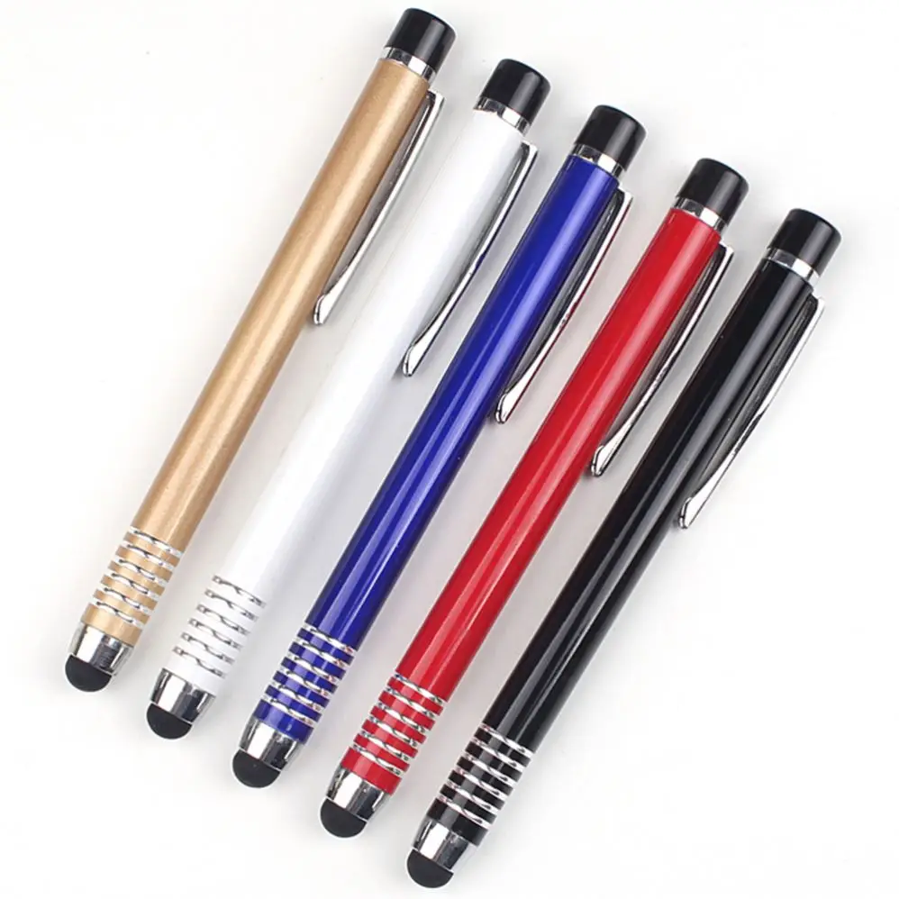 Новое поступление, высокое качество, но хорошая цена, индивидуальный принт, логотип, металлический сенсорный стилус, шариковая ручка для делового рекламного подарка