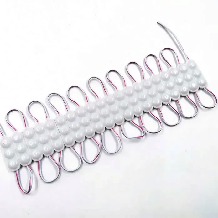 Hot Sell SMD2835 RGB Self-Dimming 5516 1.5W Waterproof IP67 Outdoor RGB Flashing LED Module Light For Letter Sign Advertising