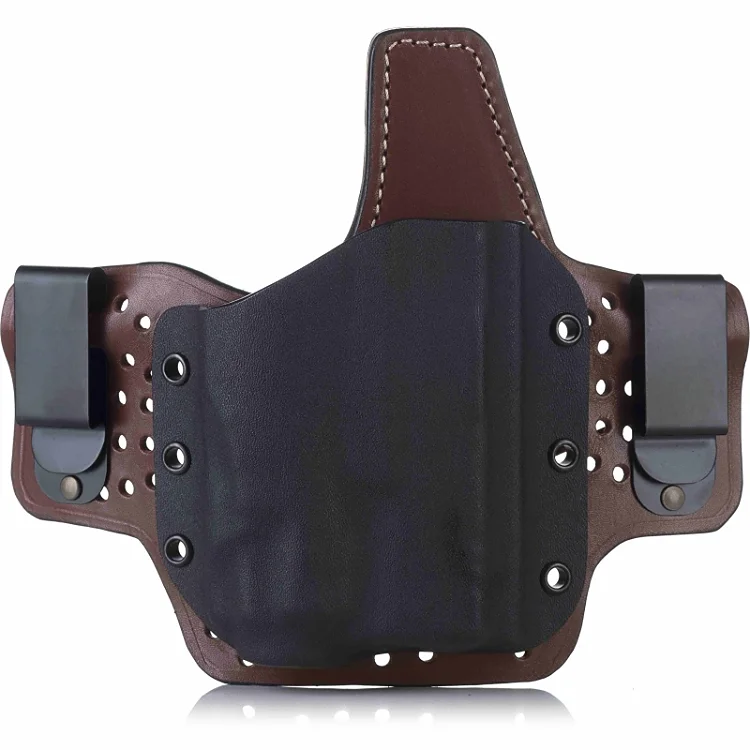Custom Kydex Leather IWB OWB Holster For Guns With Light Bearing Or Laser