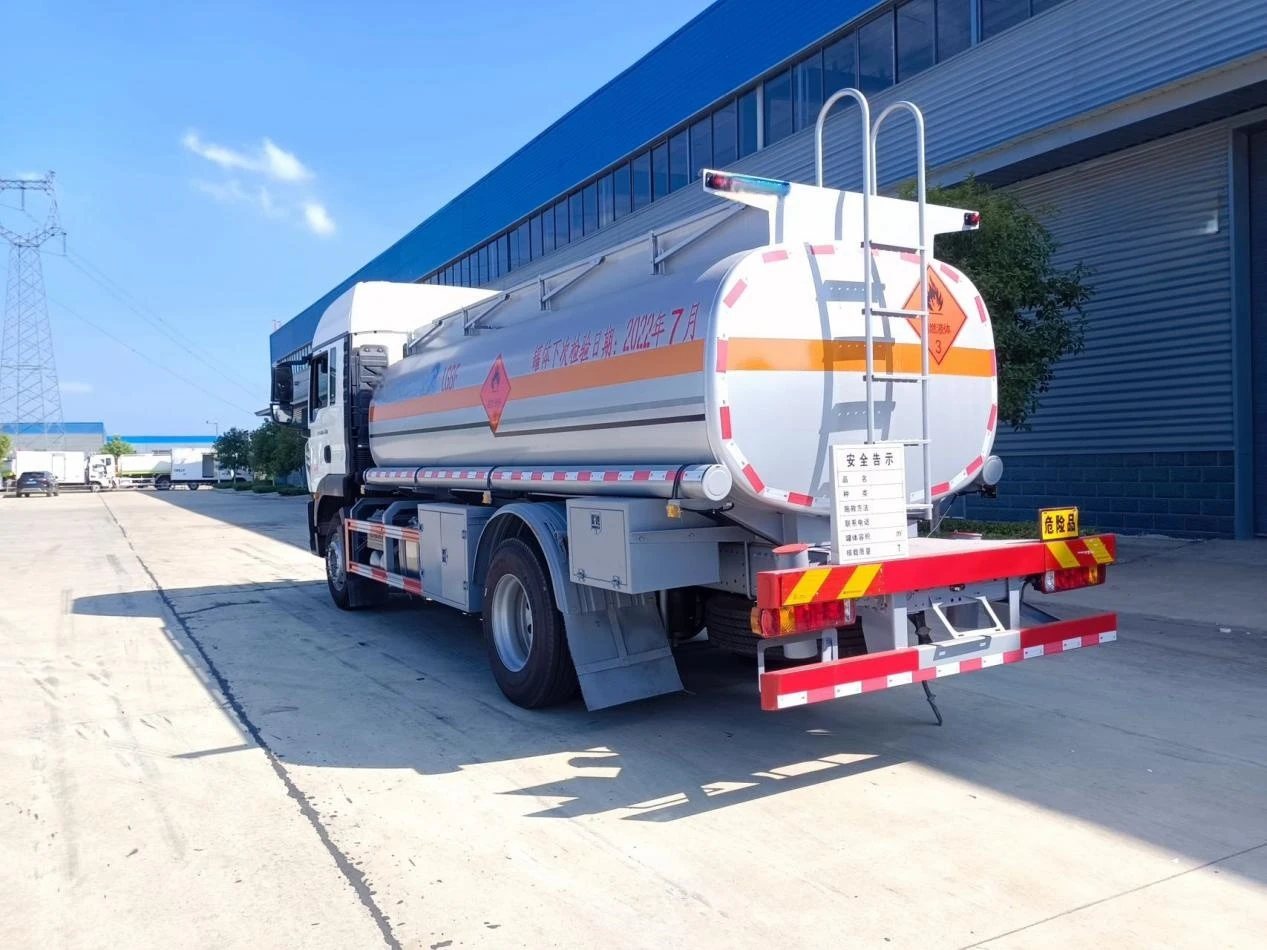 Dongfeng 9.9m3 tank truck oil fuel tank tanker semi trailer corrosive liquid transport vehicle