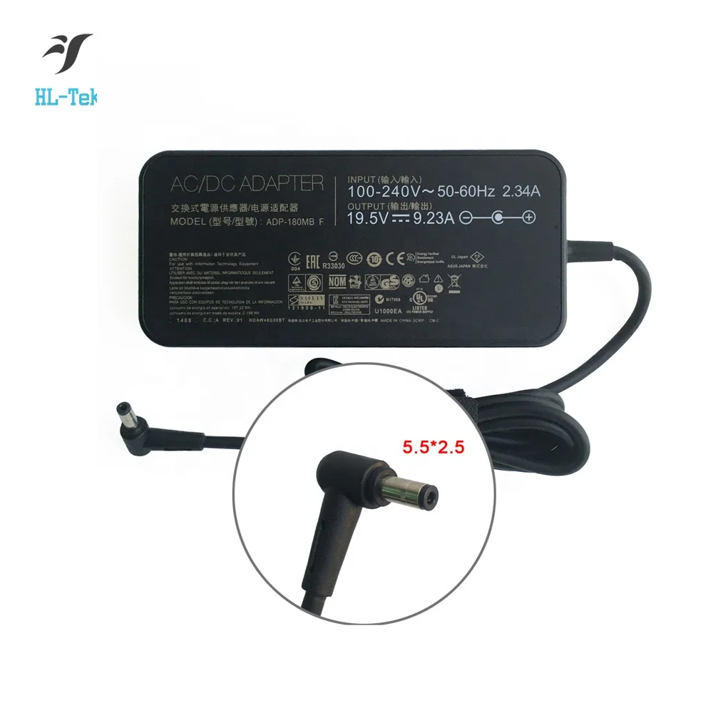 Оригинальный адаптер переменного тока 19 5 V 9.23A 180W для ASUS ROG ADP-180MB F G750JW ноутбук зарядное устройство Адаптеры питания