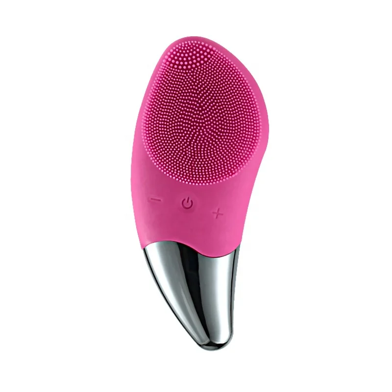 Massage Facial Ultrasonic Exfoliating Electric Silicone Electric Facial Cleaning Brush