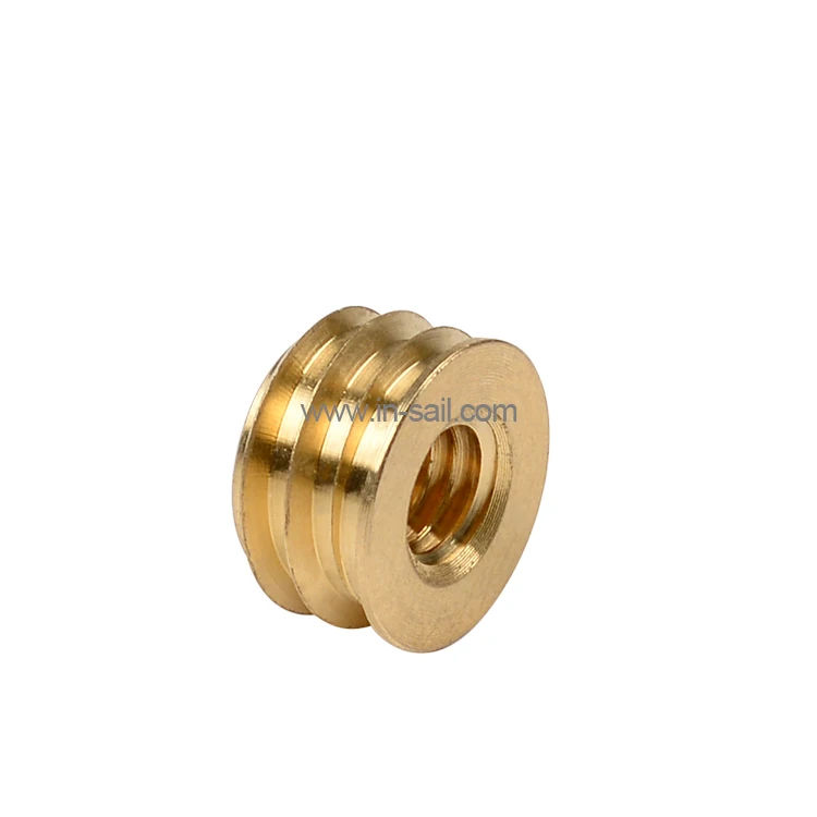 Knife threaded insert for wood