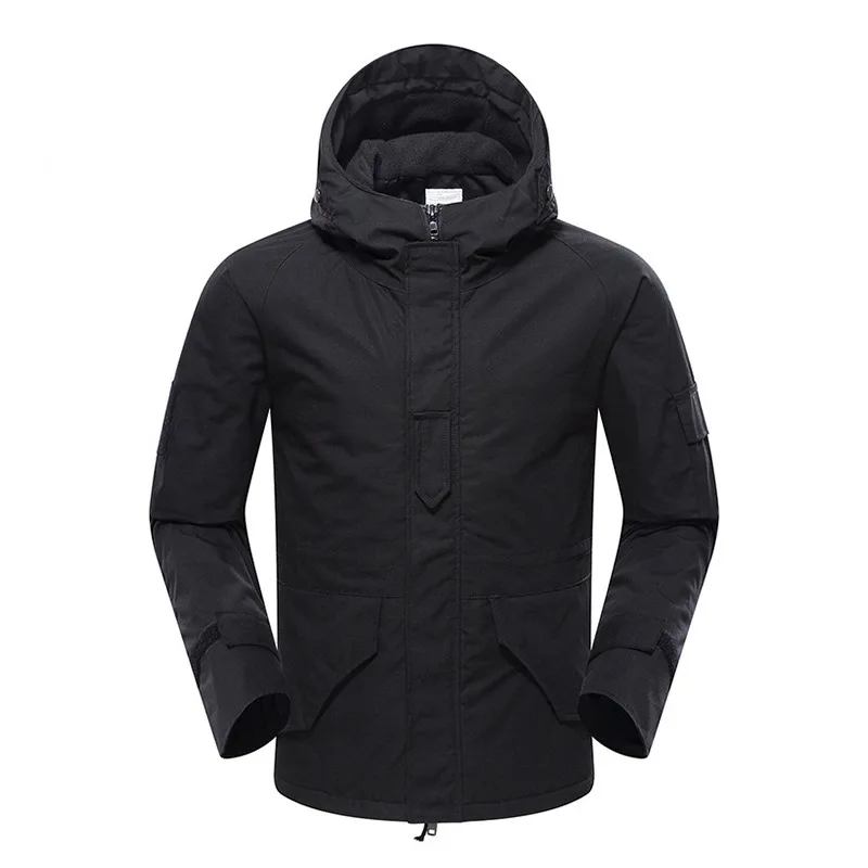 Куртка-ветровка G8 тактическое пальто Униформа водонепроницаемая Осенняя черная камуфляжная походная