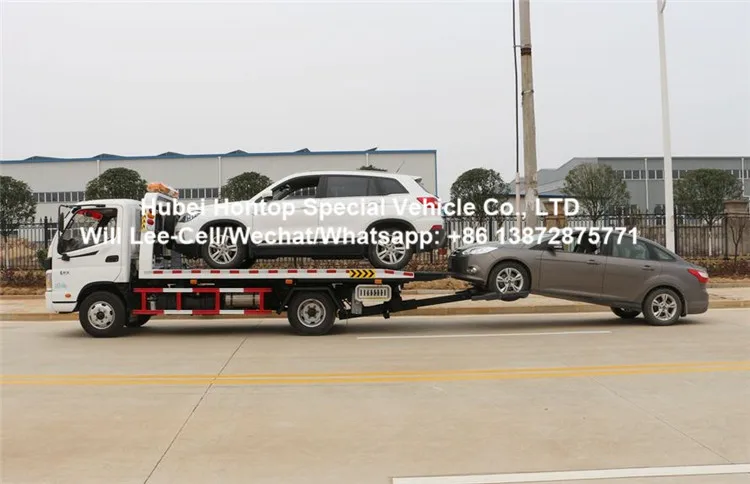 Dongfeng 4*2 Wrecker Tow Truck with 8T Crane