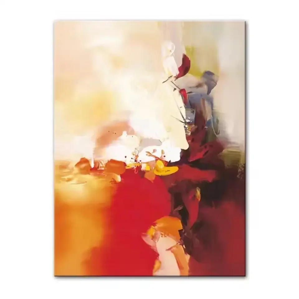 Hand-painted Oil Painting Custom Colorful on Canvas Abstract Art Thick Textured Paintings