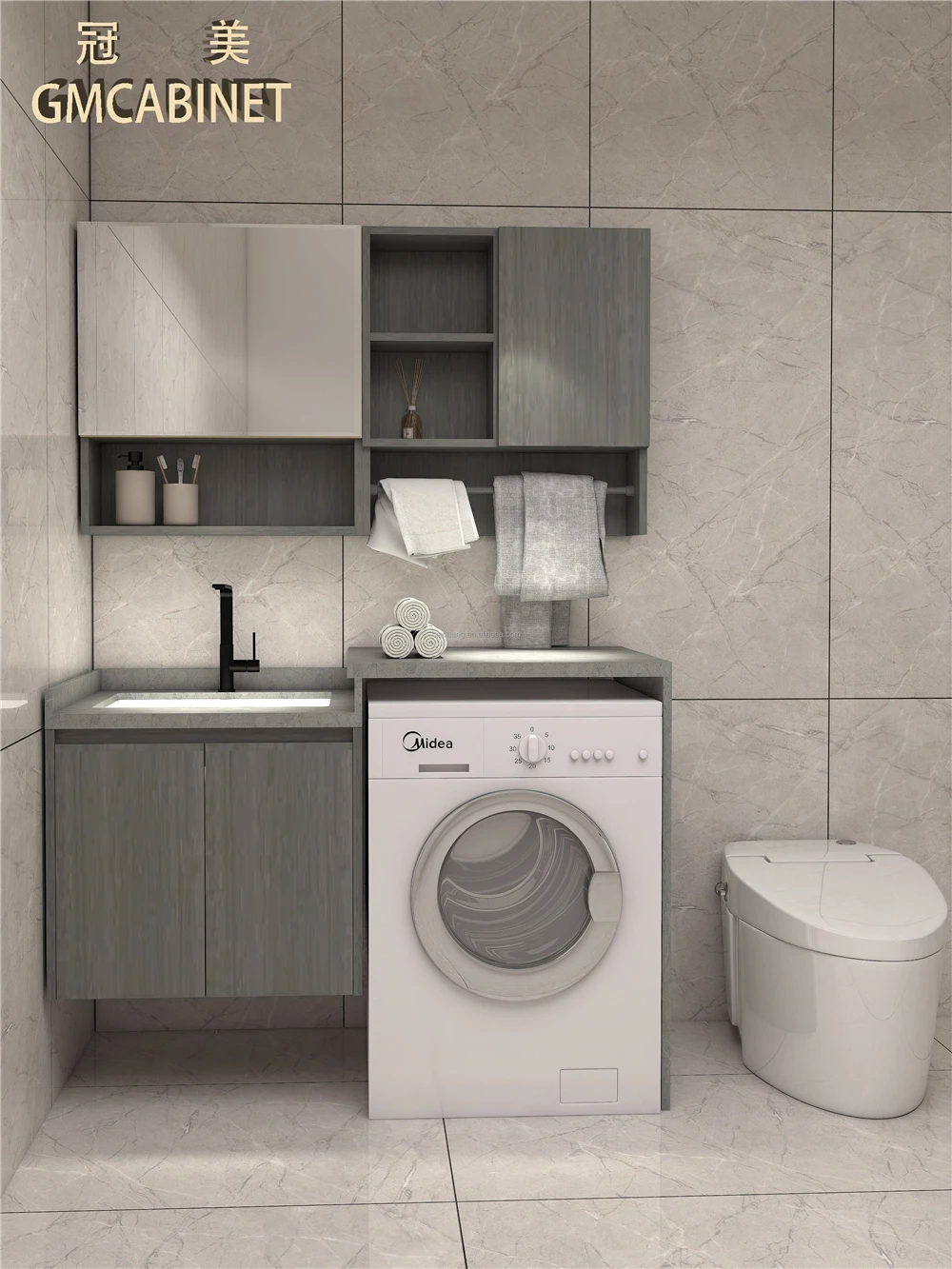 GM wholesale L-shaped storage designs island lacquer kitchen cabinet