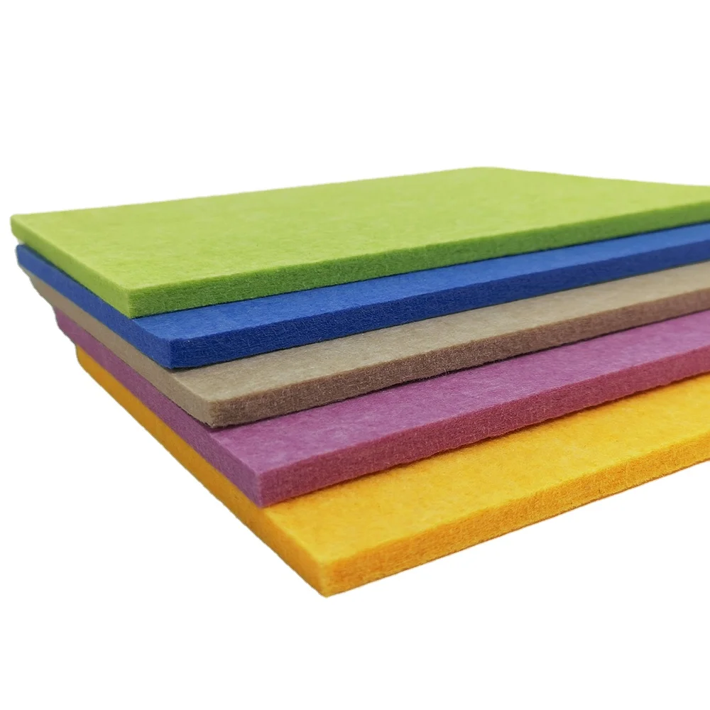 Wall decoration PET sound absorption acoustical panels polyester fiber pet felt board