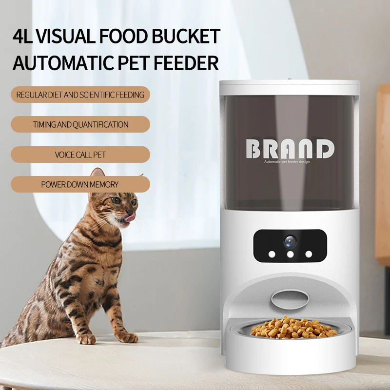 2023 new style cat dog automatic Gravity Pet Water Bowl Premium Automatic Pet Feeder Bowl Custom Logo Wholesale Luxury French
