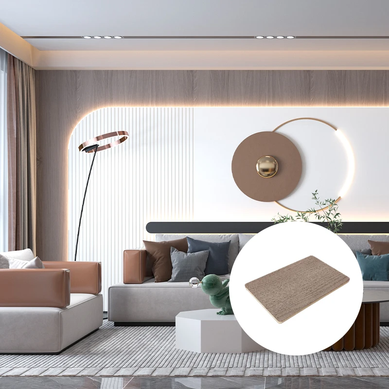 Wholesale Wall Panel Manufacturer Multi Color 2.8M*1.1 M Wpc Wood Grain Sheet Bedroom Wall Panels Interior