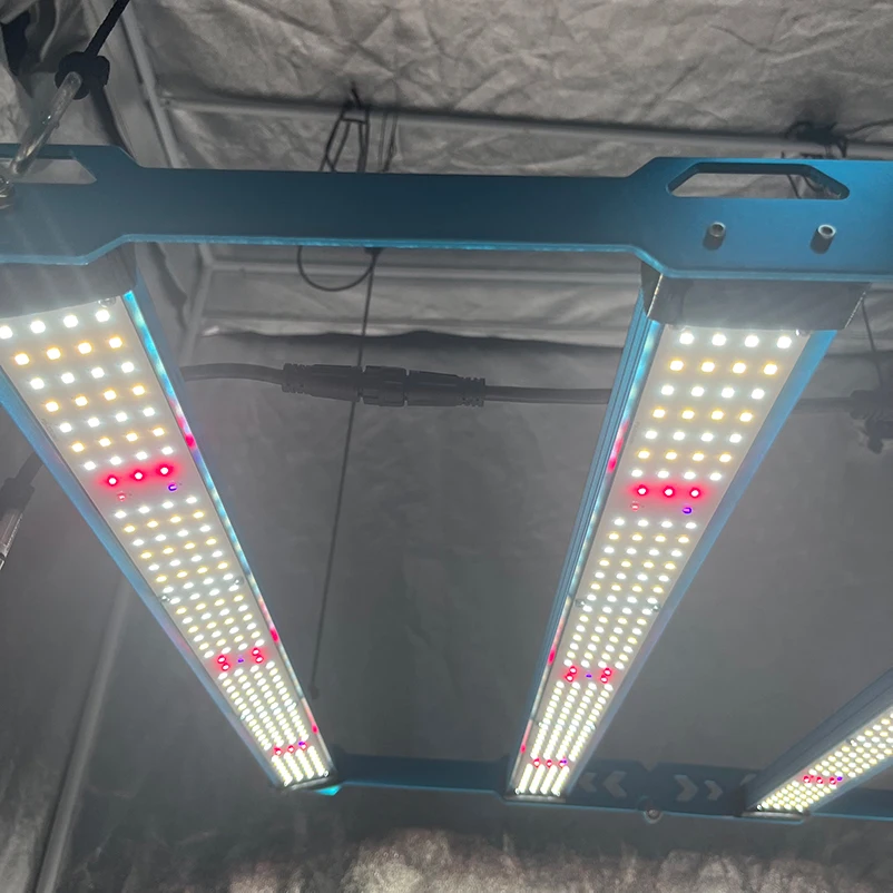 KingBrite P55 320W Samsung LM301H EVO+Osr (660nm+730nm)+LG UV Grow Bar Full Spectrum LED Grow Lamp Light For 3x3ft / 1x1m Tent