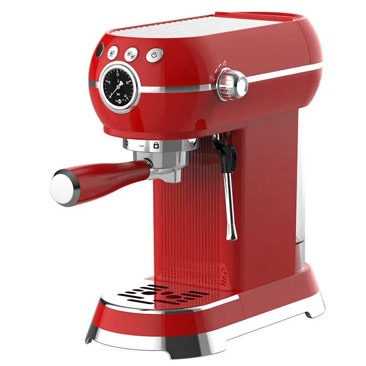 227356 CE/ETL 20 бар 1350 Вт 1 л лучшая кофемашина Эспрессо кофе машина конкурентоспособная Ретро кофеварка