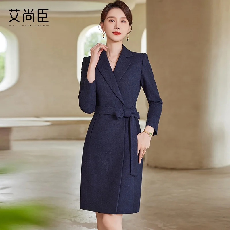 dresses women lady elegant wholesale color customized production tuxedo blazer dress supplying low MOQ