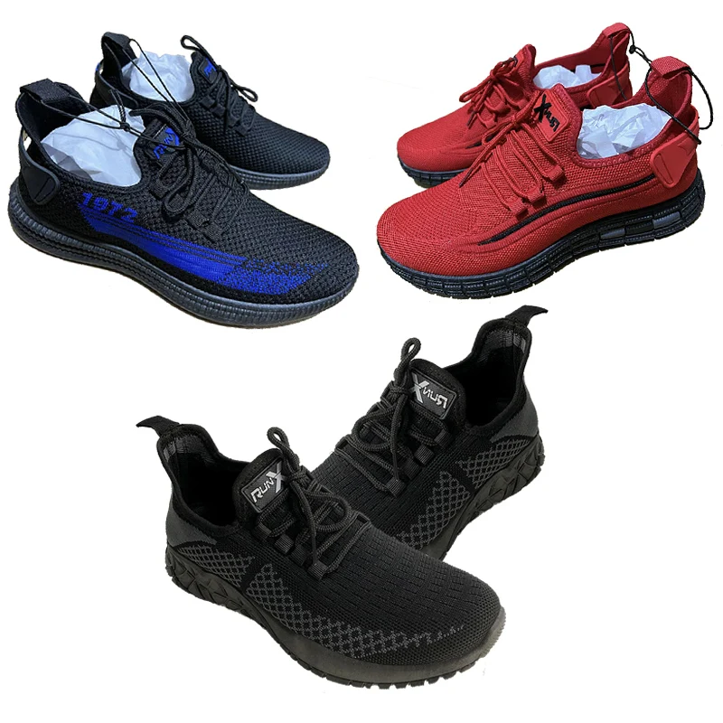 Wholesale Low Price Lace-up Non-slip Mens Outdoors Casual Sneakers Sports Shoes in Stock