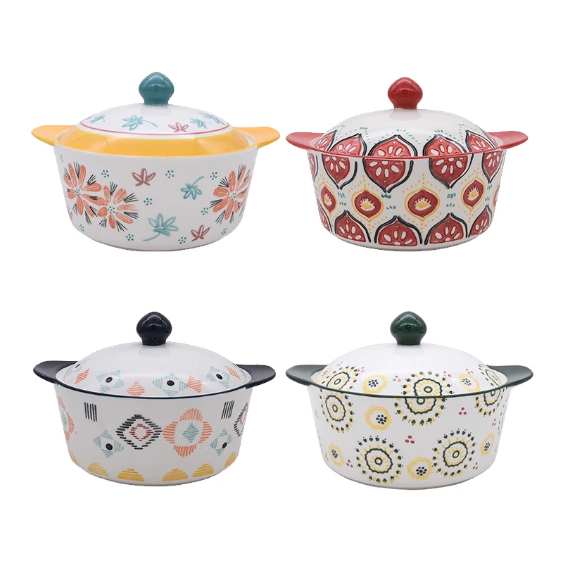 
2020 New ceramic Cookware Casserole Sets Pots home Kitchen pots and pans 