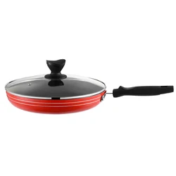 Customized Wok Pan Cooking Non Stick Cookware Sets Egg Frying Pan Omelet Steak Red Aluminum Alloy Non-stick Fry Pan