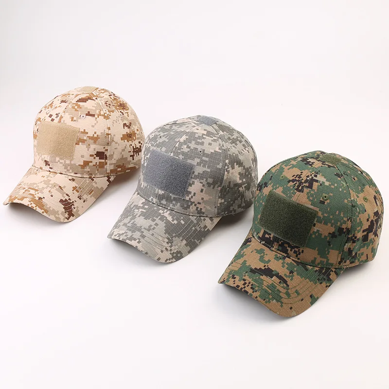 Wholesale Adjustable Fishing Camping Tourist Dad Hat Men Outdoor Camouflage Sport Caps Camo Baseball Cap
