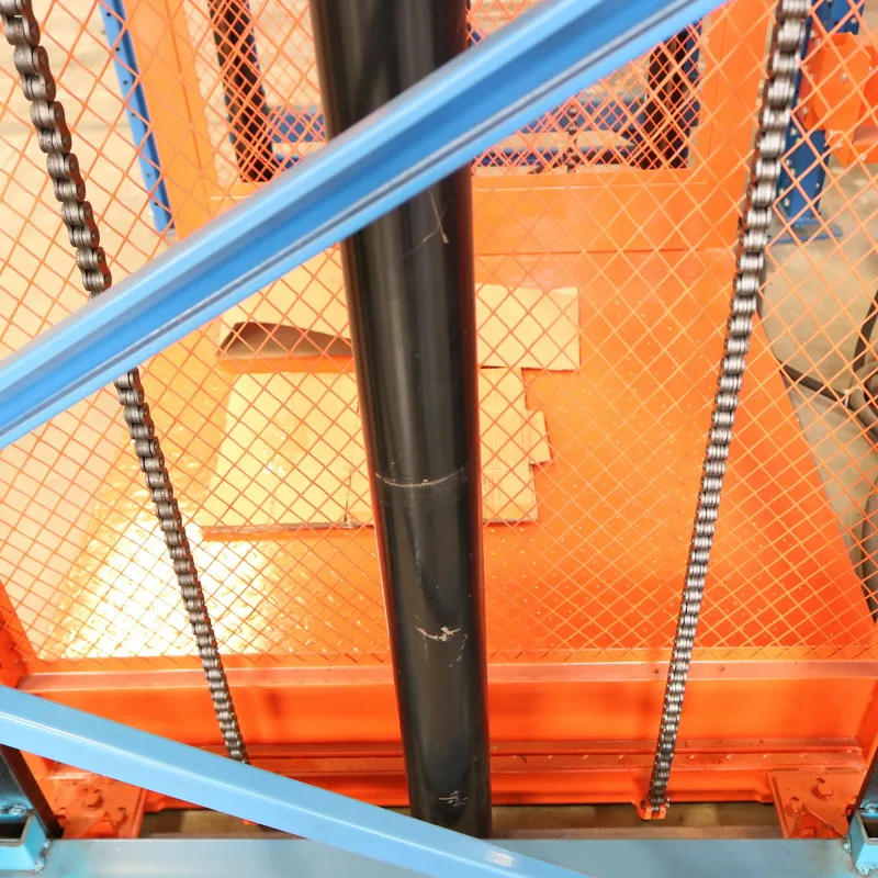 Reinforced 500kg to 3 ton Customized Factory Warehouse Rail Type Hydraulic Cargo Lift