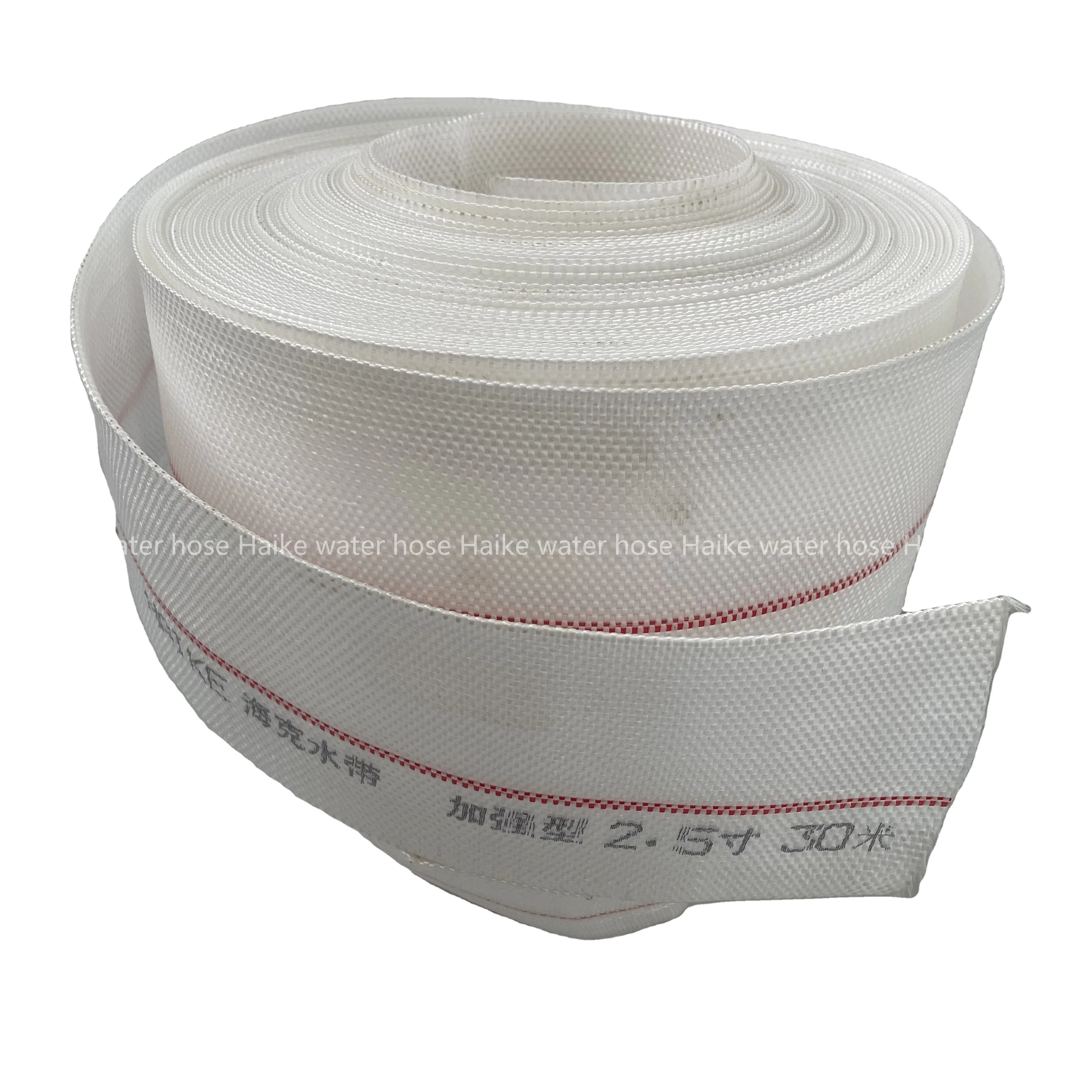 High pressure agriculture 1 2 3 4 5 6 8 12 inch white/black/blue/green PE water pipe layflat hose with clamp for farm irrigation