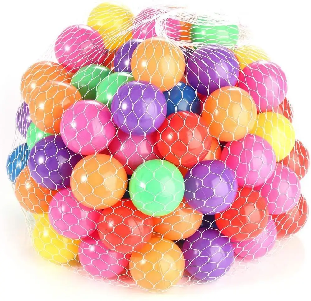 Hdpe Material Soft Plastic Baby Ocean Ball Non-toxic Free Bpa Kids Ball Pit Balls For Play Tent Playhouse Pool Birthday Party
