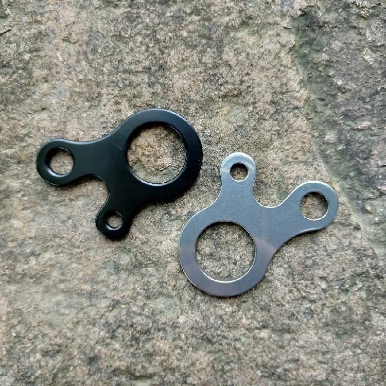 Outdoor 3-Hole Frog Eyes Shaped Stainless Steel Tent Wind Rope Cord Line Guyline Multi Purpose Adjustable Tensioner