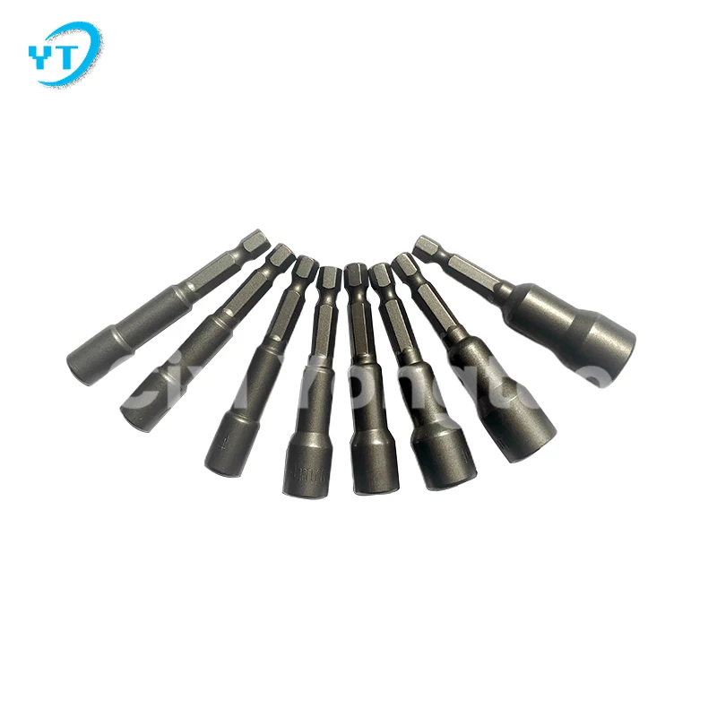 Wholesale Hot Sale 5pcs 48mm Magnetic Nut Setter Driver Socket Bit set Hex Shank